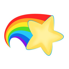  Delightful and Adorable Drawings Embracing the Beauty of Rainbow Colors cartoon element design