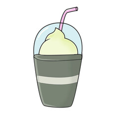 A Delightful Drawing of a Cute Water Glass Through Artistic Illustrations