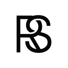 design a clever monogram logo with the letter RS