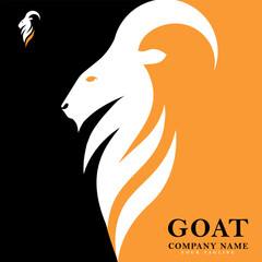 Goat head logo concept design for your company