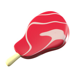 steak meat 3d illustration