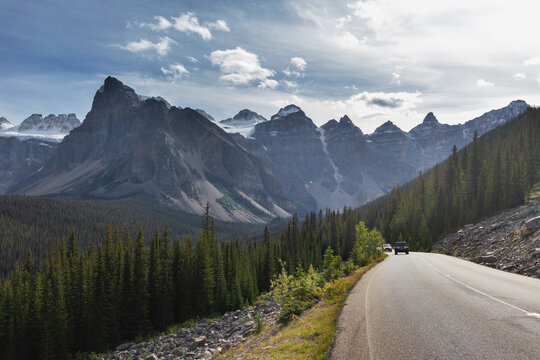 Beautiful views of the Canadian Rocky Mountains