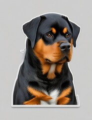 Obraz premium portrait of a dog generative artificial intelligence 