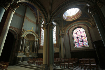 Fototapeta premium The side chapel - Saint-Germain des Pres - Paris, France