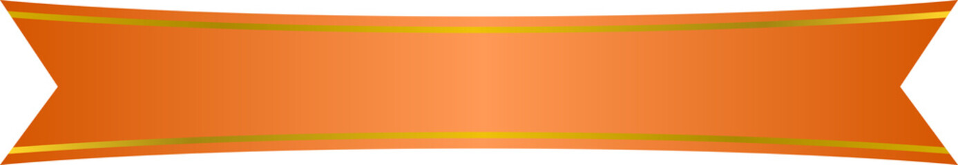 Obraz premium ribbon illustration with gold stripe