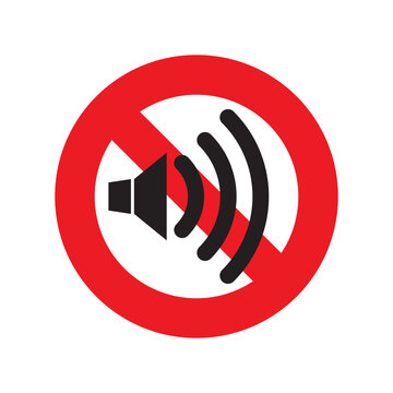 Simple Sound Icon Off for Design Purpose in Vector Format
