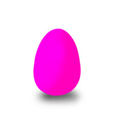 Pink egg colorful egg