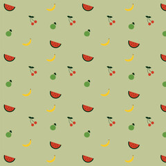 seamless background with apples
