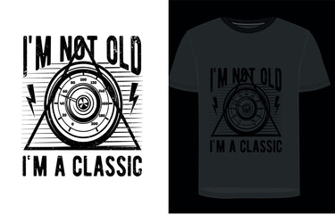 Vintage motorcycle and retro car design