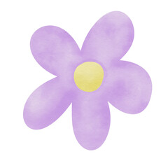 Pastel purple flower