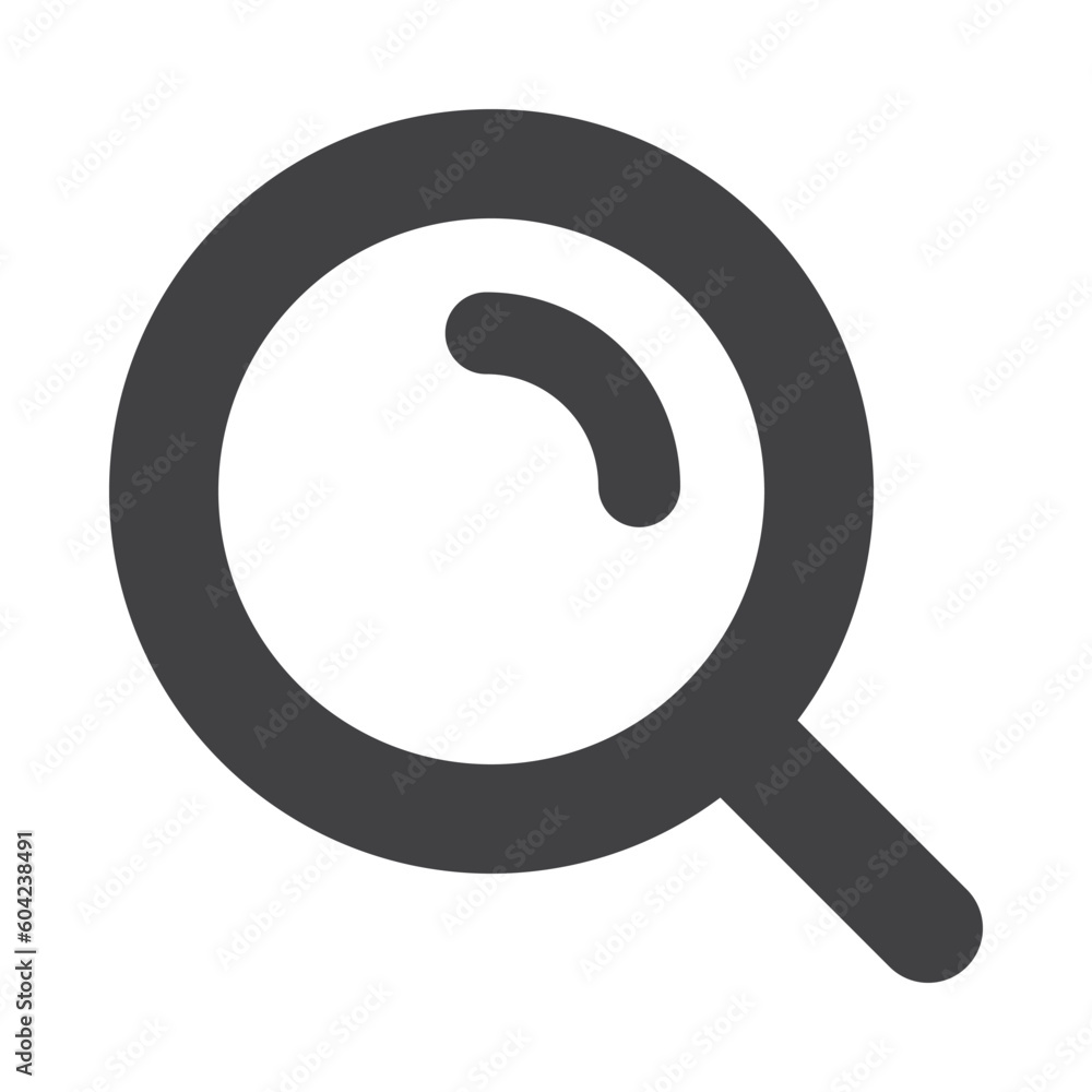 Poster search find icon with outlined and minimalist style use for ui and interface button