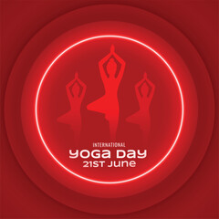 21st june international yoga day event background for healthy lifestyle