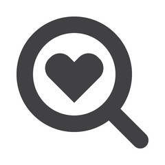 search favorite icon with outlined and minimalist style use for ui and interface button
