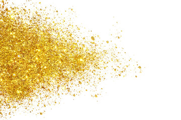 Gold Glitter Splash