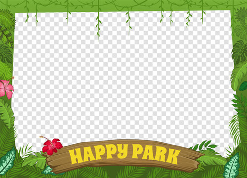 Frame Design of Happy Tropical Park