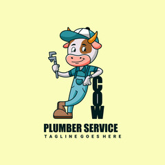 Plumber Service Character Mascot