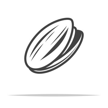 Pistachio icon transparent vector isolated
