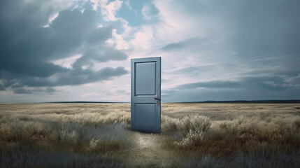 Bluewing_an_door_is_open_into_the_field_showing_the_sky
