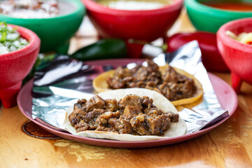 taco chicharron verde