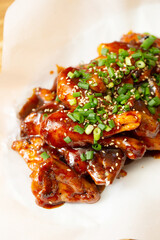 seasoned spicy chicken ,Seasoned Chicken with Garlic 