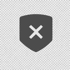 X mark vector icon eps 10. Remove symbol. Delete sign.