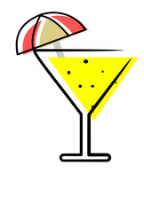 Lemonade in glass jug jar summer fresh drink lemon squash with citrus slices dessert
