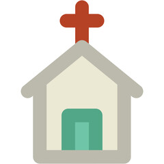 Church Bold Vector Icon

