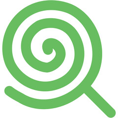 Lollipop Bold Vector Icon

