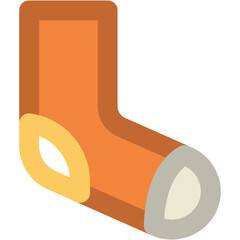 Christmas Stocking Bold Vector Icon

