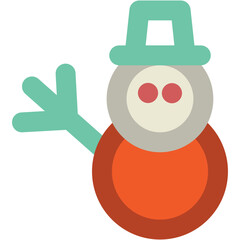 Grab this amazing icon of snowman 