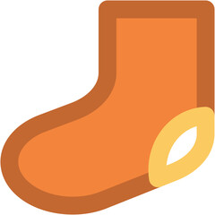 A handy icon design of Christmas stocking 