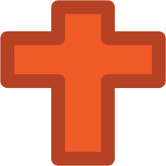 Premium icon design of holy cross 
