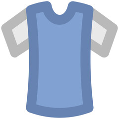 Modern icon vector of sports shirt 