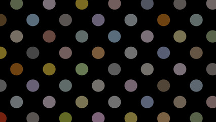 Black background with multicolored dots
