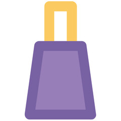 Cosmetic accessory, icon of nail polish 