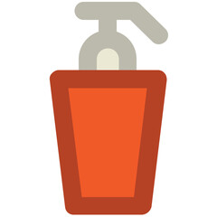 Creatively designed icon of perfume 