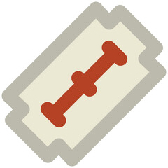 Customizable icon design of razor blade