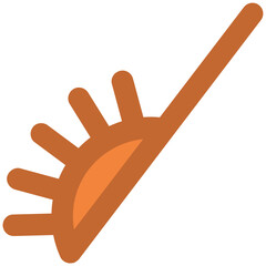 Icon of spinning brush in vector format 