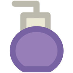 Creatively designed icon of perfume 