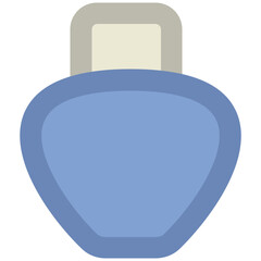 Creatively designed icon of perfume 