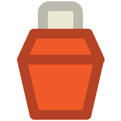 Creatively designed icon of perfume 