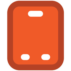 Weighing Machine Bold Vector Icon

