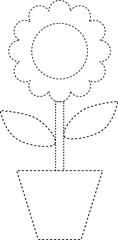 Tracing flower