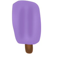 Ice cream bluberry 