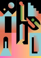 background with arrows