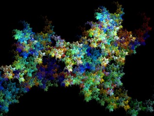 Imaginatory fractal abstract background Image