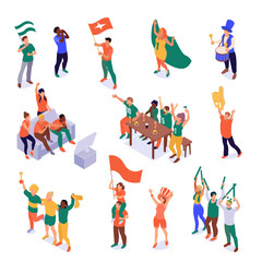 Isometric Sport Fans Set