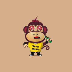 Monkey Rock Mascot