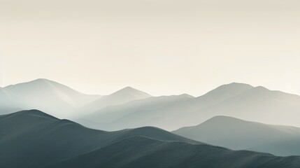 Fototapeta premium Mountain Range. Designed using generative ai.