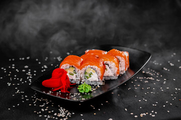 Philadelphia sushi with smoked salmon 2